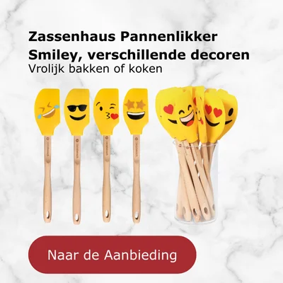 Zassenhaus Pannenlikker Smiley, verschillende decoren